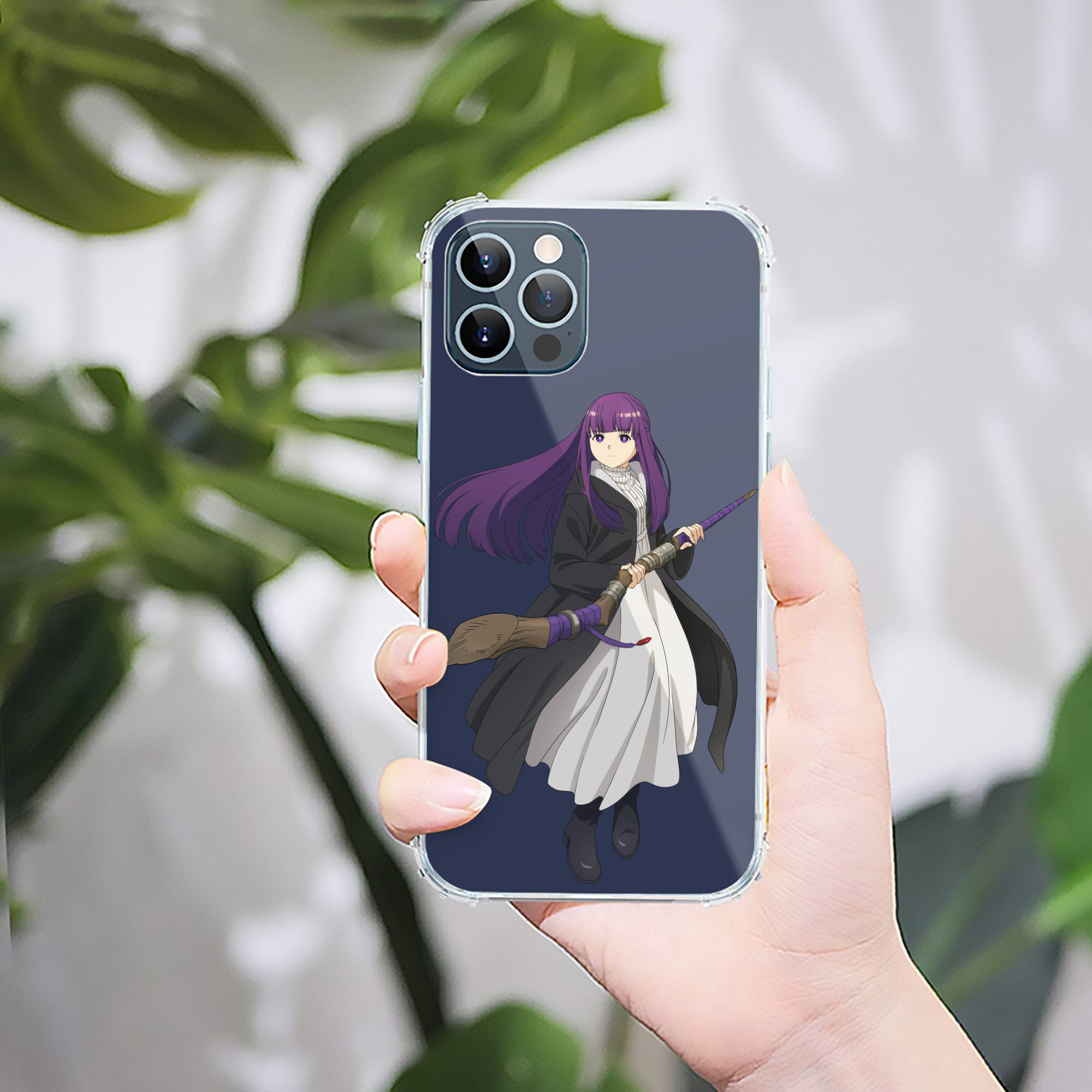 （画像用） 葬送のフリーレン Frieren 【iPhone 12シリーズ対応】透明スマホケース（クリアソフトケース）